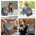 Lekesky Grey 15.6" Laptop Backpack for Travel