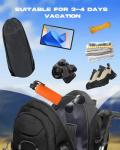 Water Resistant 45L Travel Backpack for Outdoors