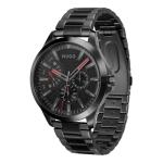 HUGO Men's Multifunction Black Quartz Watch
