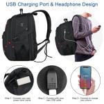 Extra Large Travel Laptop Backpack with USB Port