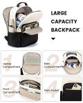 Stylish LOVEVOOK Backpack with USB Charging Port