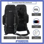 Eurohike Nepal 65L Rucksack for Outdoor Adventures