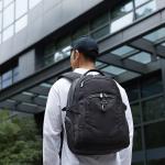 Amazon Basics Black Travel Laptop Backpack for 17" Laptops