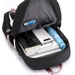 Teenage Girls' White Backpack with USB Port
