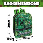 Minecraft Creeper Kids Backpack for Ages 3-8