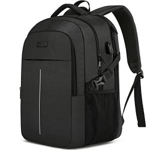 50L Water-Resistant Men's Backpack with USB Port