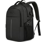 50L Water-Resistant Men's Backpack with USB Port