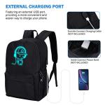 Cool Anime Backpack with USB Charging and Pencil Case
