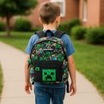 Minecraft Creeper Gaming Backpack for All Ages