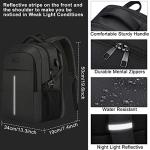 50L Water-Resistant Men's Backpack with USB Port