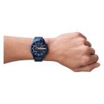 Armani Exchange Men's Blue Stainless Steel Watch