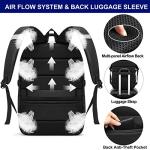 50L Water-Resistant Men's Backpack with USB Port