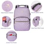 MATEIN Purple Laptop Backpack for Women with USB Port