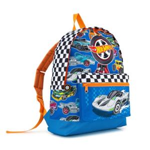 Hot Wheels Boys Backpack with Adjustable Straps