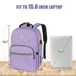 MATEIN Purple Laptop Backpack for Women with USB Port