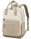 Stylish Khaki Laptop Backpack with USB Port