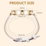 Stylish AOOSU Women's Leather Quartz Watch