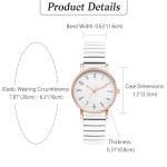 Oidea Women's Waterproof Elastic Strap Wrist Watch