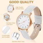 Stylish AOOSU Women's Leather Quartz Watch
