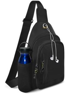 Waterproof Unisex Crossbody Bag with USB Port
