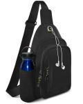 Waterproof Unisex Crossbody Bag with USB Port