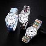Bohemia Flower Stretch Band Watch for Women