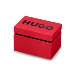 HUGO Men’s Quartz Watch with Brown Leather Strap
