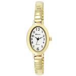 Ravel Women's Gold Tone Oval Watch Bracelet