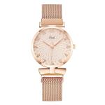 Stylish Women's Quartz Watch with Mesh Strap