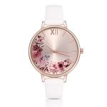 Stylish Waterproof Leather Quartz Watch for Women