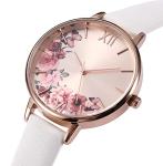 Stylish Waterproof Leather Quartz Watch for Women