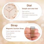 Stylish Women's Quartz Watch with Mesh Strap