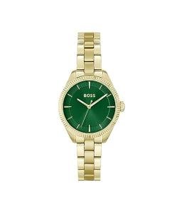 BOSS Women's Gold Stainless Steel Analogue Watch