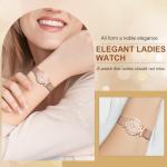 Stylish Women's Quartz Watch with Mesh Strap