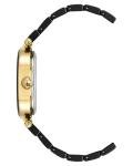 Anne Klein Gold-Tone & Black Ceramic Bracelet Watch
