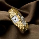 Cheetah Vintage Bracelet Women's Watch in Gold White