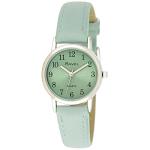 Ravel Women's Pastel Everyday Watch - Green/Silver