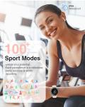 TUYOMA Women's Smart Watch - Fitness Tracker & Monitor