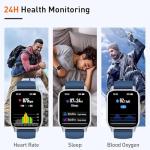 HD Smartwatch for Fitness, Calls, and Monitoring