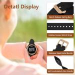 Stylish LED Digital Watch for Women - Black