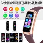 Fitness Tracker with AMOLED Screen and Health Monitor