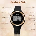 Stylish LED Digital Watch for Women - Black
