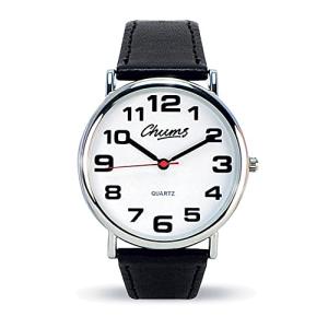 Chums Easy Read Classic Leather Strap Watch