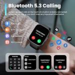 1.95" HD Fitness Smart Watch with Call Feature