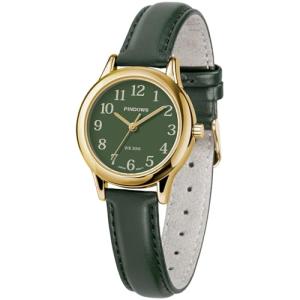 Stylish Gold-Tone Quartz Watch with Leather Strap