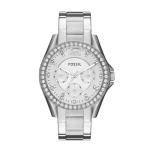 Fossil Riley Women's Quartz Watch in Silver