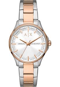 Armani Exchange Women's Watch, Silver/Rose, 36mm