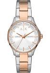 Armani Exchange Women's Watch, Silver/Rose, 36mm