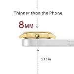 Stylish Gold-Tone Quartz Watch with Leather Strap