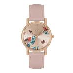 Tikkers RSPB Women's Bird Print Watch (Nude)